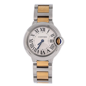 Cartier Ballon Bleu de Cartier Quartz Watch Stainless Steel and Yellow Gold 28