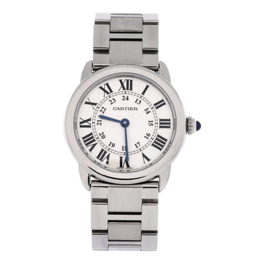 Cartier Ronde Solo de Cartier Quartz Watch Stainless Steel 29