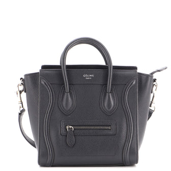 Celine Luggage Bag Grainy Leather Nano