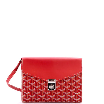 Goyard Chypre Wallet on Strap Coated Canvas with Leather