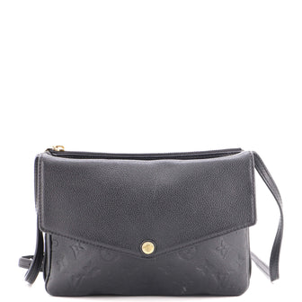 Louis Vuitton Twice Handbag Monogram Empreinte Leather