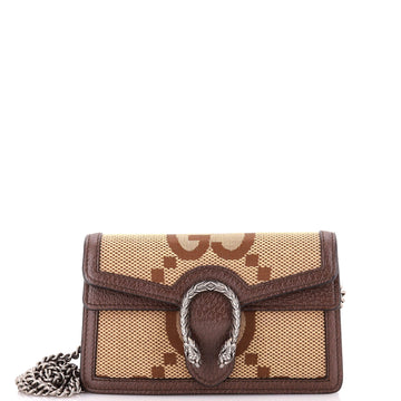 Gucci Dionysus Bag Jumbo GG Canvas Super Mini