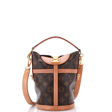 Louis Vuitton Duffle Handbag Monogram Canvas