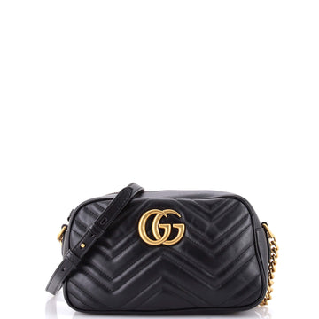 Gucci GG Marmont Shoulder Bag Matelasse Leather Small