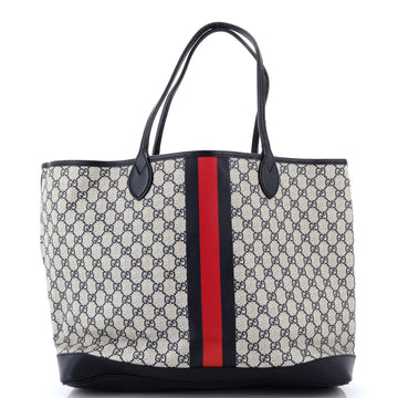 Gucci Ophidia Open Shopping Tote GG Coated Canvas Large