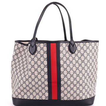 Gucci Ophidia Open Shopping Tote GG Coated Canvas Large