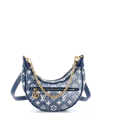 Louis Vuitton Loop Handbag Monogram Jacquard Denim