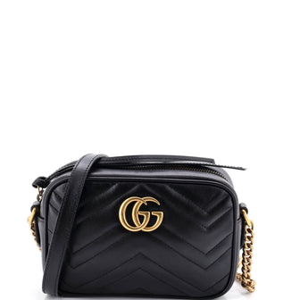 Gucci GG Marmont Shoulder Bag Matelasse Leather Mini