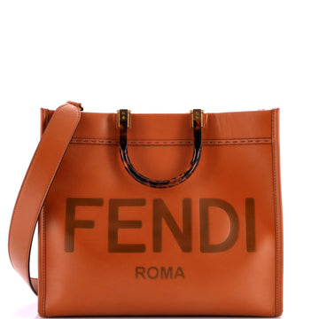 Fendi Sunshine Shopper Tote Leather Medium