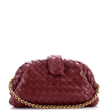 Bottega Veneta Lauren 1980 Clutch with Chain Intrecciato Nappa Medium