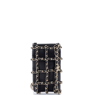 Chanel Tech Me Out Clutch With Chain Lambskin