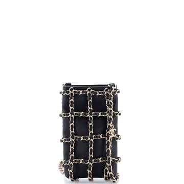 Chanel Tech Me Out Clutch With Chain Lambskin