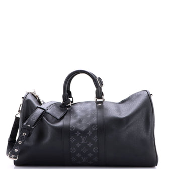 Louis Vuitton Keepall Bandouliere Bag Monogram Taigarama 50