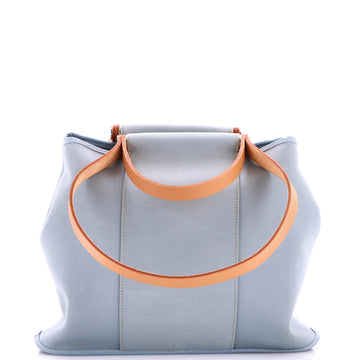 Hermes Cabag Handbag Toile and Leather 32