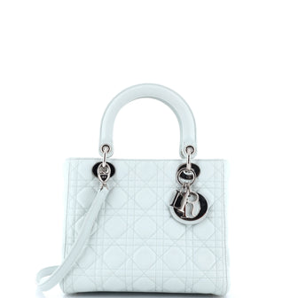 Christian Dior Lady Dior Bag Cannage Quilt Grained Calfskin Medium
