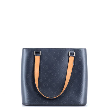 Louis Vuitton Mat Stockton Handbag Monogram Vernis
