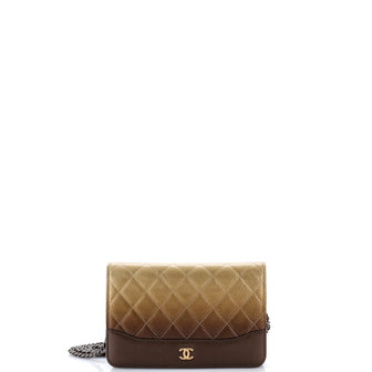 Chanel Gabrielle Wallet on Chain Quilted Aged Calfskin