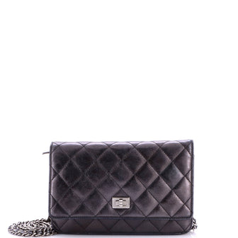 Chanel Reissue 2.55 Wallet on Chain Quilted Aged Calfskin
