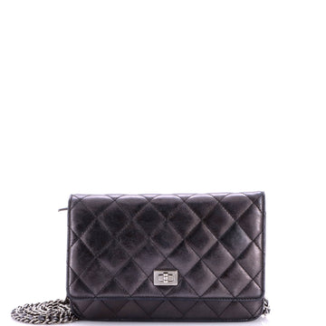 Chanel Reissue 2.55 Wallet on Chain Quilted Aged Calfskin