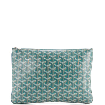 Goyard Senat Zip Pouch Coated Canvas MM