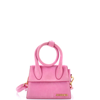 Jacquemus Le Chiquito Noeud Bag Suede