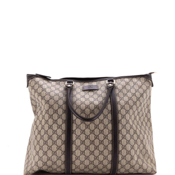 Gucci Joy Zip Top Tote GG Coated Canvas Medium