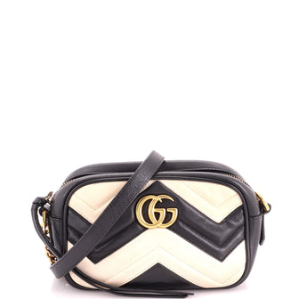 Gucci GG Marmont Shoulder Bag Matelasse Leather Mini