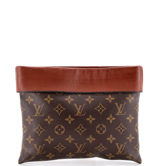 Louis Vuitton Tuileries Pochette Monogram Canvas with Leather
