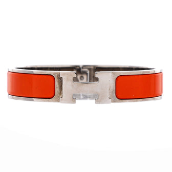Hermes Clic H Bracelet Enamel Narrow