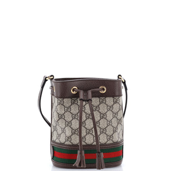 Gucci Ophidia Bucket Bag GG Coated Canvas Mini