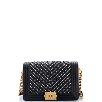 Chanel By The Sea Boy Waist Bag Chevron Embroidered Calfskin
