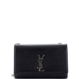 Saint Laurent Classic Monogram Crossbody Bag Grainy Leather Large