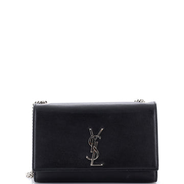 Saint Laurent Classic Monogram Crossbody Bag Grainy Leather Large