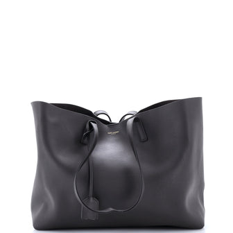 Saint Laurent Shopper Tote Leather Large