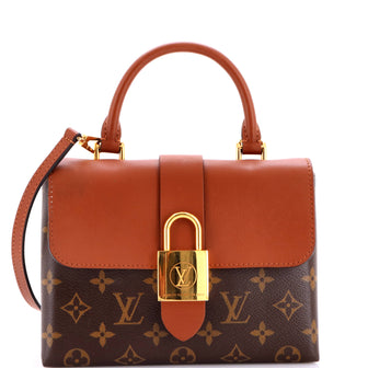 Louis Vuitton Locky Handbag Monogram Canvas with Leather BB