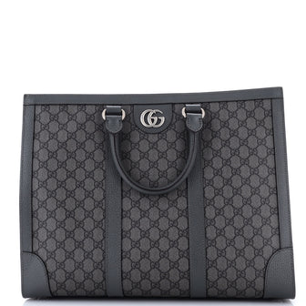 Gucci Ophidia Convertible Open Tote GG Coated Canvas Large