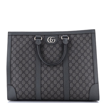 Gucci Ophidia Convertible Open Tote GG Coated Canvas Large