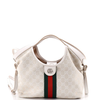 Gucci Giglio Tote GG Canvas Small