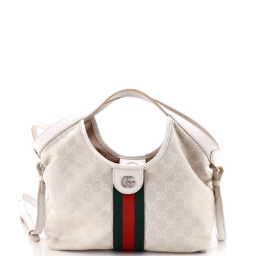 Gucci Giglio Tote GG Canvas Small