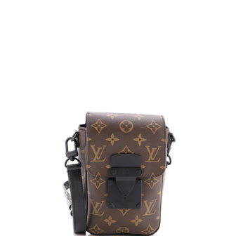 Louis Vuitton S Lock Vertical Wearable Wallet Macassar Monogram Canvas