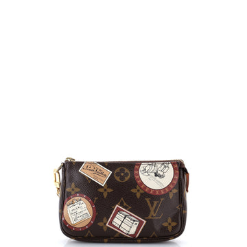 Louis Vuitton Pochette Accessoires Limited Edition Monogram Canvas Mini