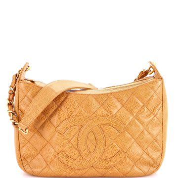 Chanel Timeless CC Chain Shoulder Bag Quilted Caviar Medium