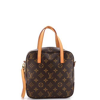 Louis Vuitton Spontini Handbag Monogram Canvas