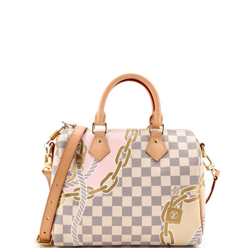 Louis Vuitton Speedy Bandouliere Bag Limited Edition Nautical Damier 25