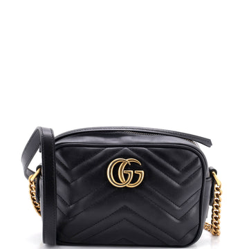 Gucci GG Marmont Shoulder Bag Matelasse Leather Mini