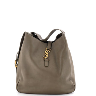 Saint Laurent Le 5 a 7 Supple Hobo Leather Large