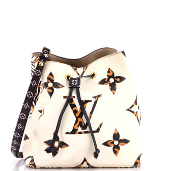 Louis Vuitton NeoNoe Handbag Limited Edition Jungle Monogram Giant