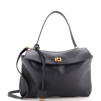 Balenciaga Rodeo Shoulder Bag Leather Medium