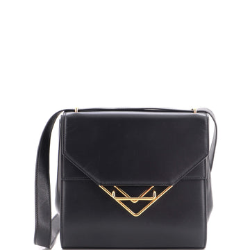 Bottega Veneta Clip Flap Bag Leather