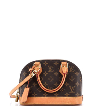 Louis Vuitton Alma Handbag Monogram Canvas BB